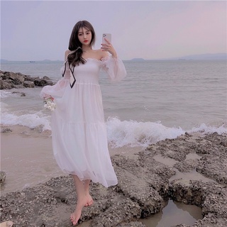 Bubble sleeve dress
