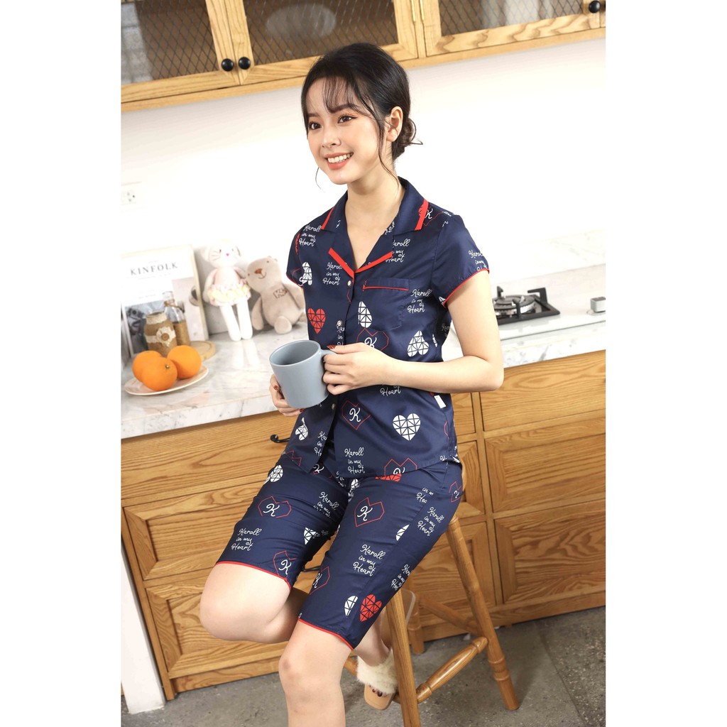 Đồ bộ mặc nhà Karoll - Lụa giấy NH21.172.01