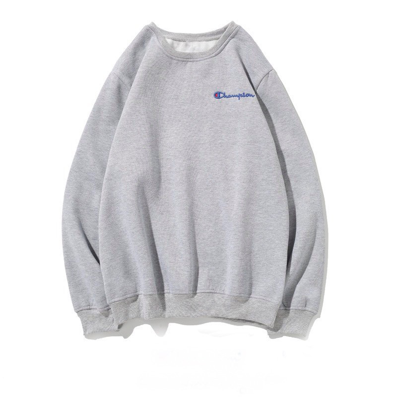 Áo Tay Dài Sweater Nam Nữ Nỉ Bông Champion Mini Unisex