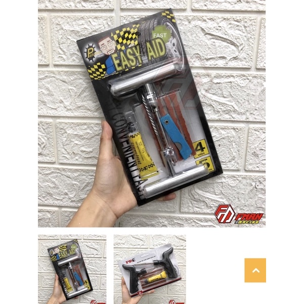 Bộ Vá Lụi Lốp Xe Cầm Tay Chính Hãng ( cán inox )