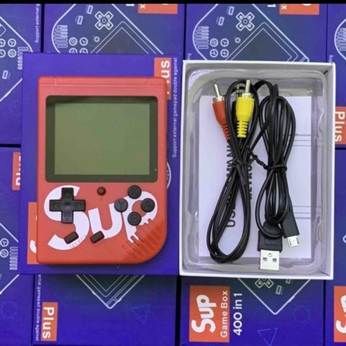 Máy Chơi Game SUP Game Box 400 in 1 - Máy chơi game cầm tay 4 nút màn hình màu LCD 3-inch - Fox Store