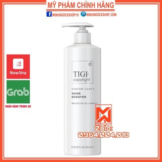 ✅[ TIGI ] TĂNG CƯỜNG ĐỘ BÓNG CHO TÓC TIGI COPYRIGHT SHINE BOOSTER 450ML CHÍNH HÃNG
