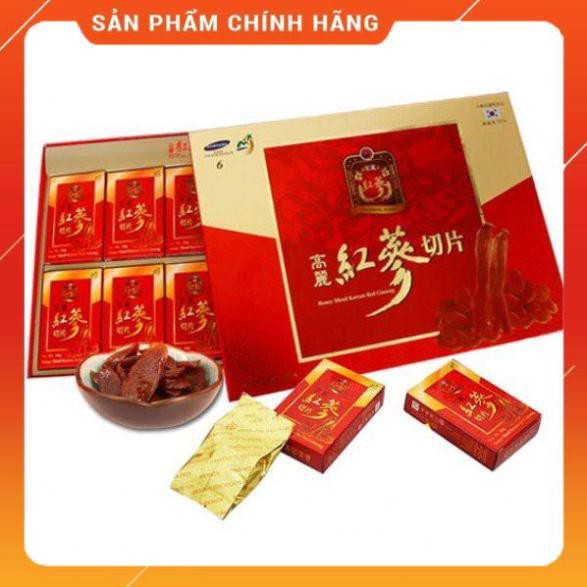 Hồng Sâm Thái Lát Sambok Tẩm Mật Ong Hàn Quốc, Hộp 200gr