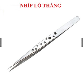 Nhíp lỗ thẳng dùng để tách mi ,nhíp nối mi classic,dụng cụ nối mi