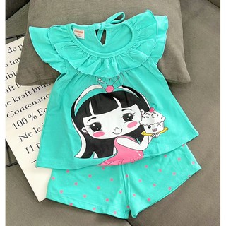 đồ bộ bé gái set 3  bộ