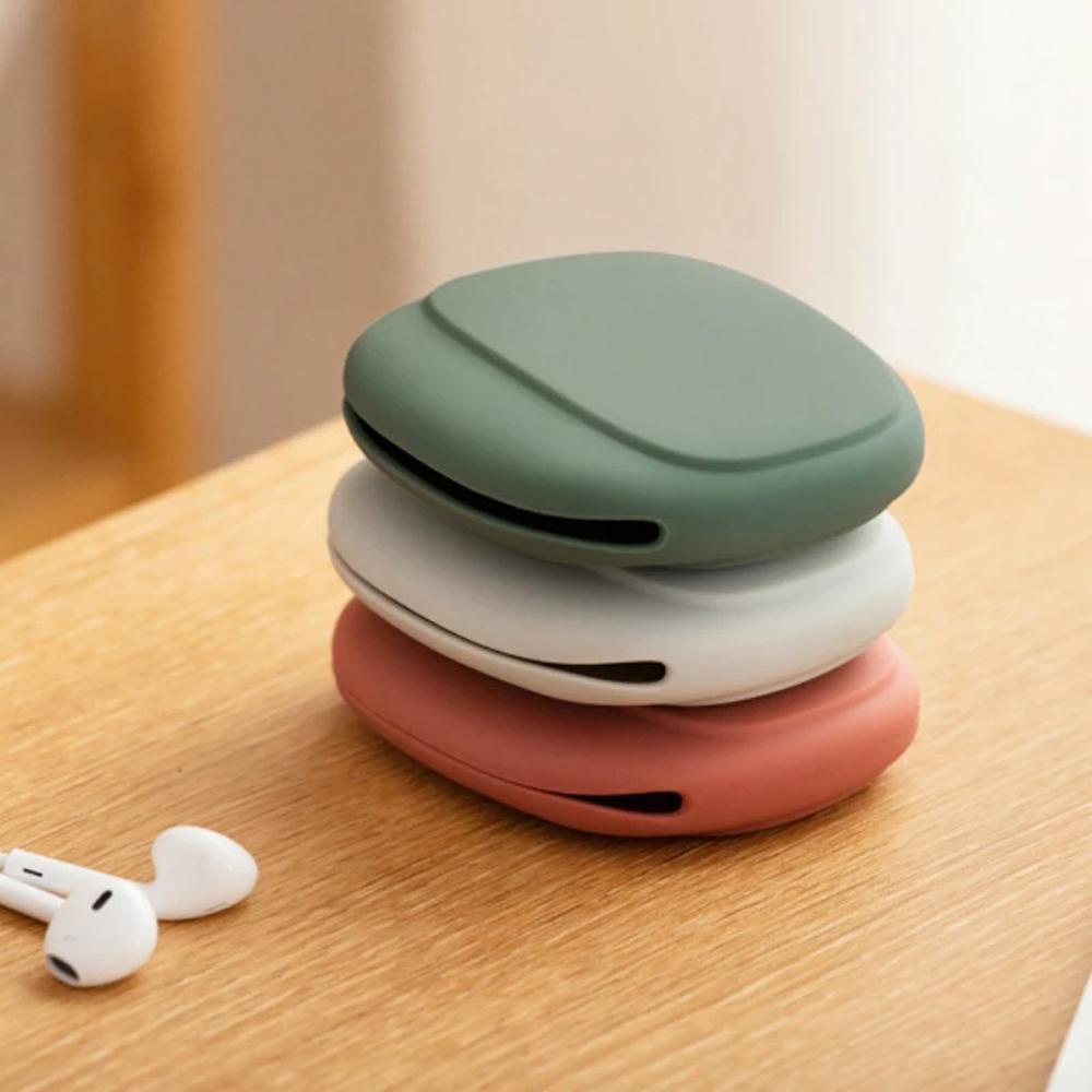 Hộp Đựng Dây Cáp / Tiền Xu / Điện Thoại Chống Rơi Bằng Silicon