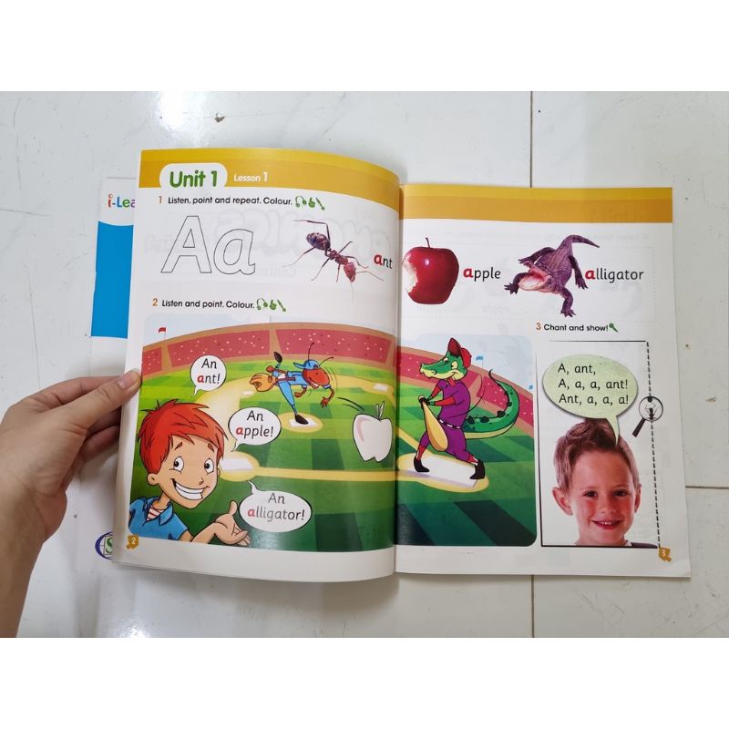 Đồ chơi My Phonics level 1,2 gồm SB và WB