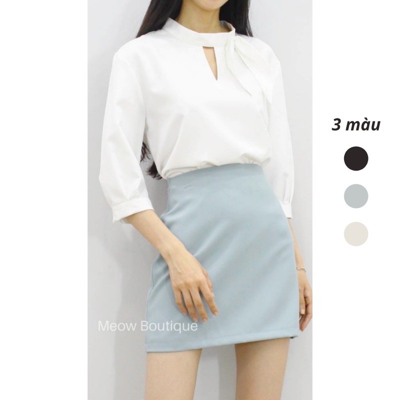 [Mã FADIRECT20 giảm 20K đơn 150K] [Hình thật tự chụp] Chân Váy A Basic Meow Boutique