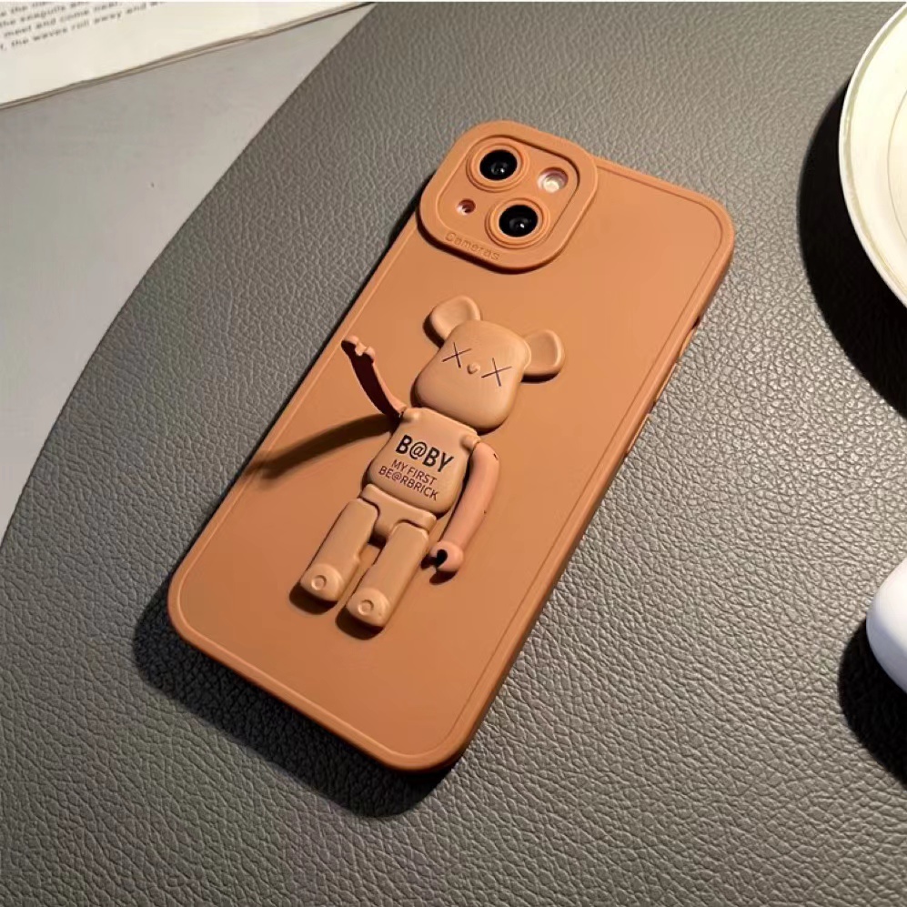 Ốp Điện Thoại Hình Gấu Kèm Dây Đeo Cho iphone 13 Pro Max i13 13pro 11 Pro Max i11 iX Xs XR Xs Max 7plus 8plus 12Pro 12 Pro Max
