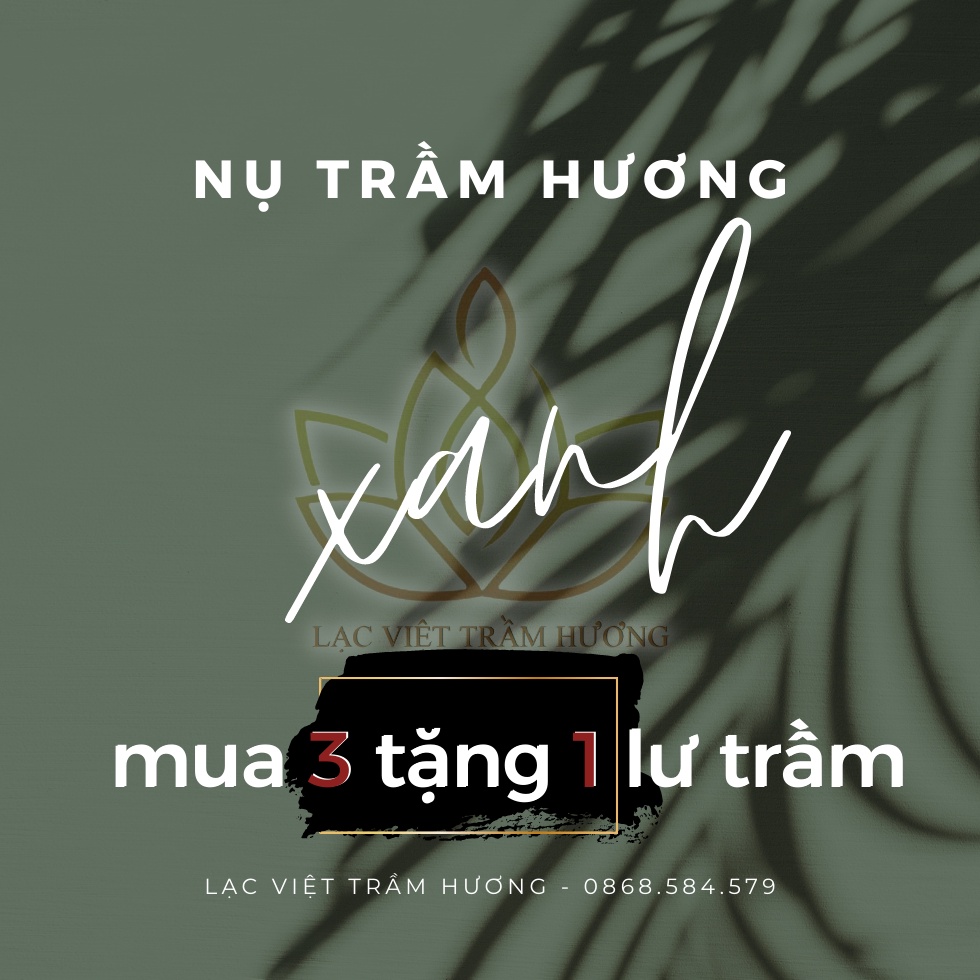 Nhang Nụ Trầm Hương Sạch 100% Tự Nhiên Dòng Cao Cấp Loại 1 - Mua 3 Tặng 1 Lư Trầm Hương Sứ - Hộp 35 Nụ Trầm Hình THÁP