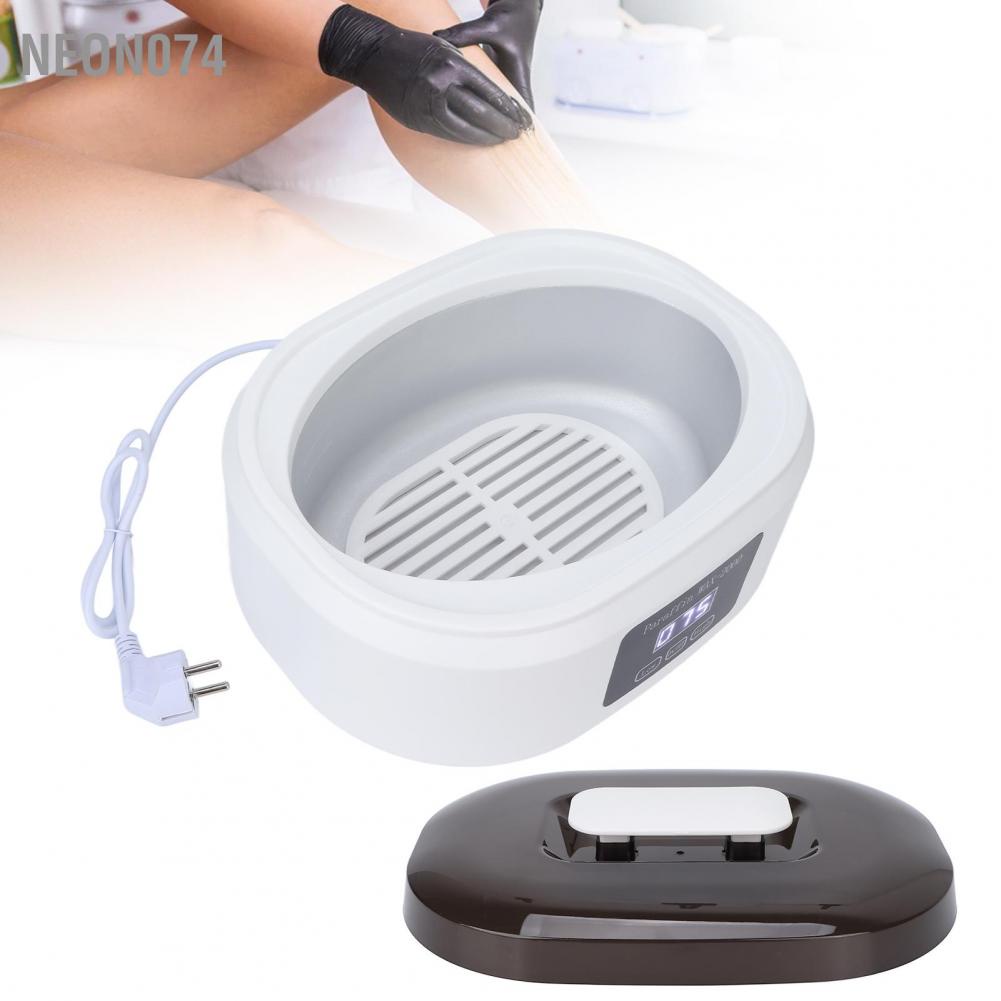 [Hàng mới về] Nồi hâm nóng sáp màu trắng chuyên nghiệp làm nóng nhanh công suất lớn EU 220V