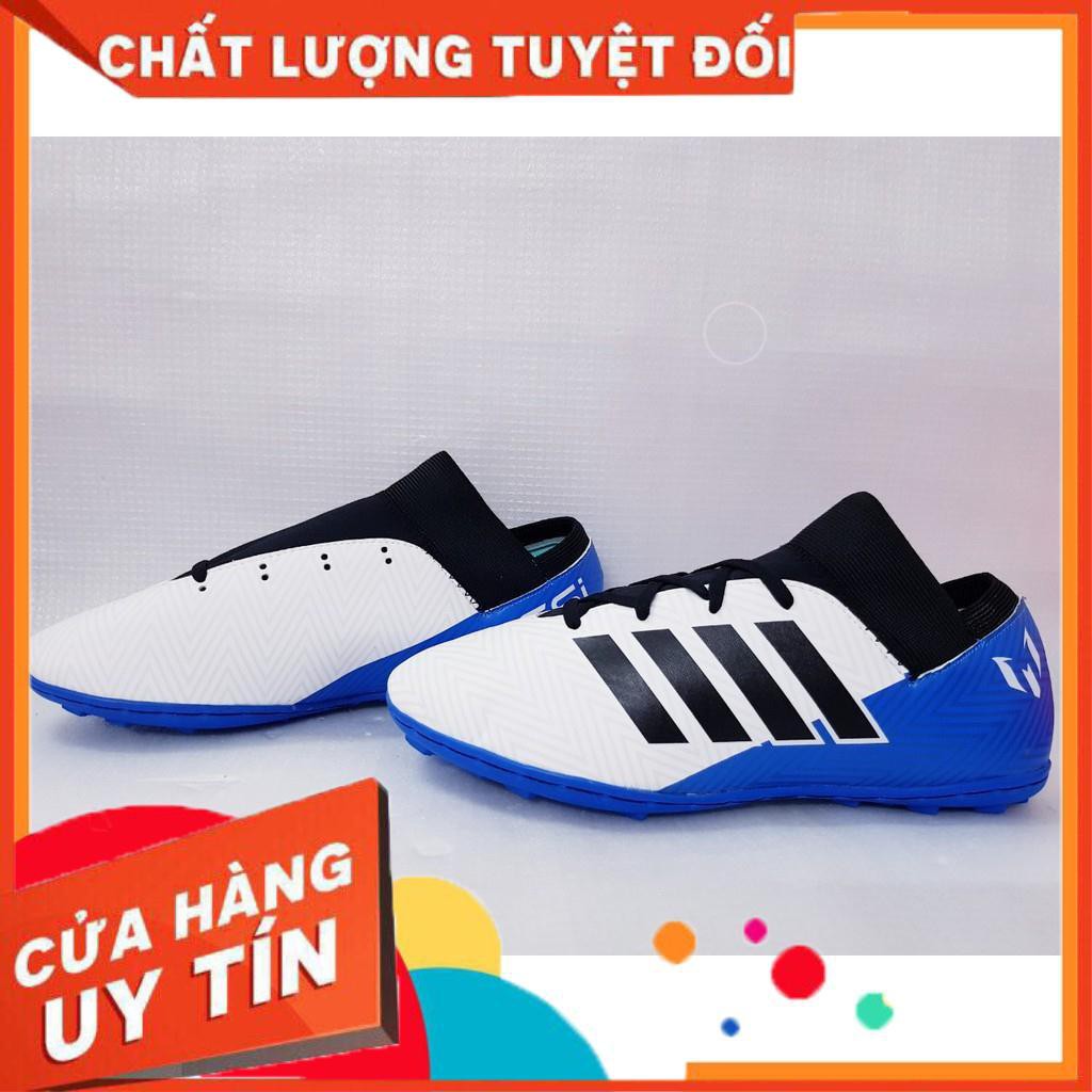 Giày đá bóng Messi cao cổ 2020 - sân nhân tạo - đế khâu full - size 33 - 44