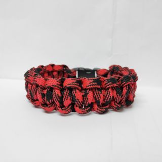 [HOT] Vòng Paracord Đỏ Sọc Đen