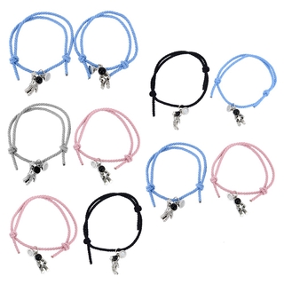 Set 2 Vòng Tay Nam Châm Cá Tính Cho Cặp Đôi