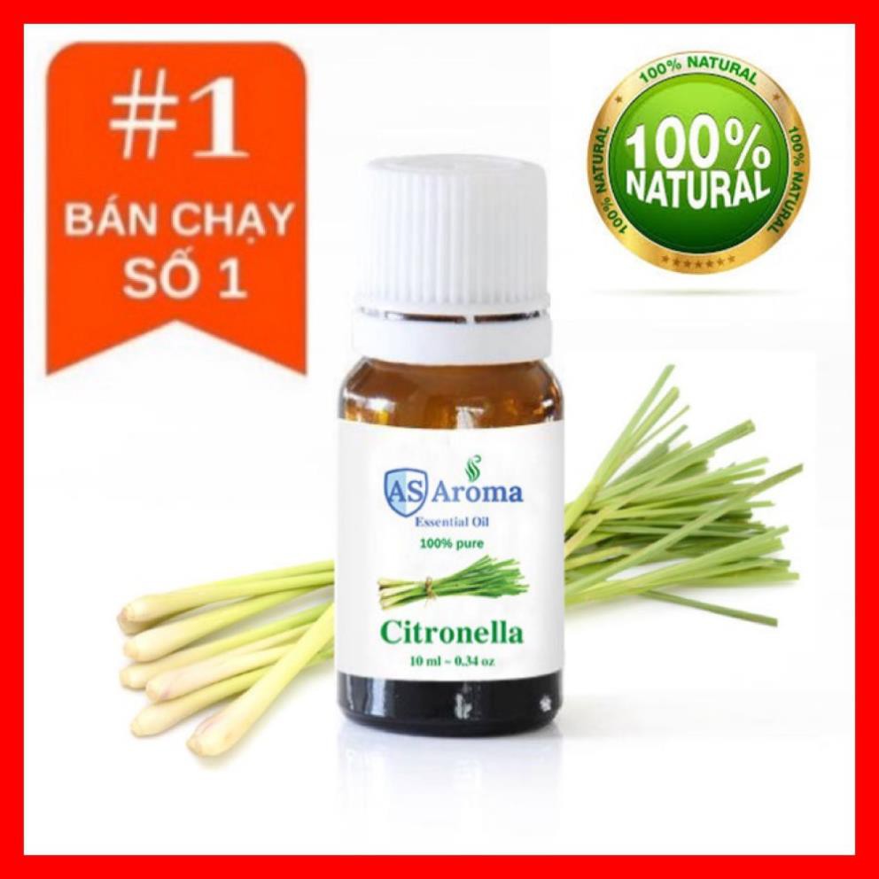 TINH DẦU SẢ JAVA GIẢI CẢM SÁT KHUẨN (Citronella)-10ML-GIBI