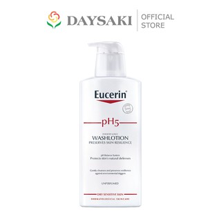 Eucerin sữa tắm & rửa mặt dành cho da nhạy cảm không mùi ph5 washlotion 400ml