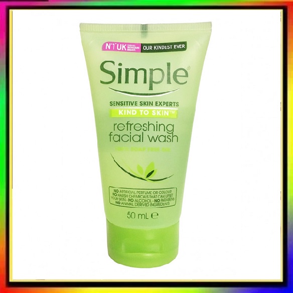 Sữa Rửa Mặt Simple Gel Kind To Skin Refreshing Facial Wash Gel