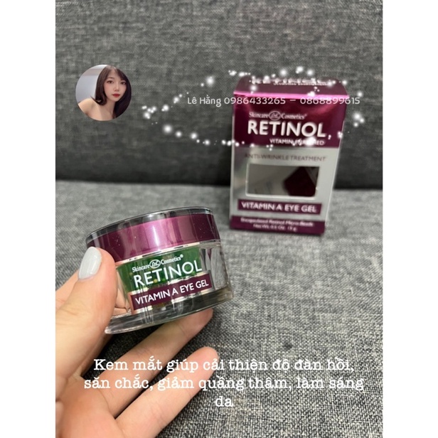 Retinol Vitamin A Eye Gel - Kem mắt retinol