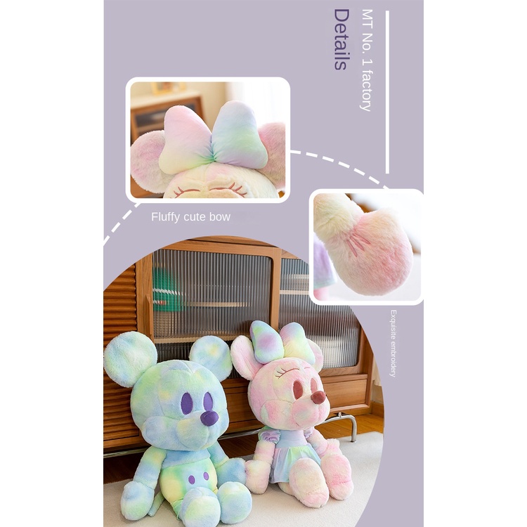 Thú Nhồi Bông Hình Chuột Mickey / Minnie Nhiều Màu Xinh Xắn