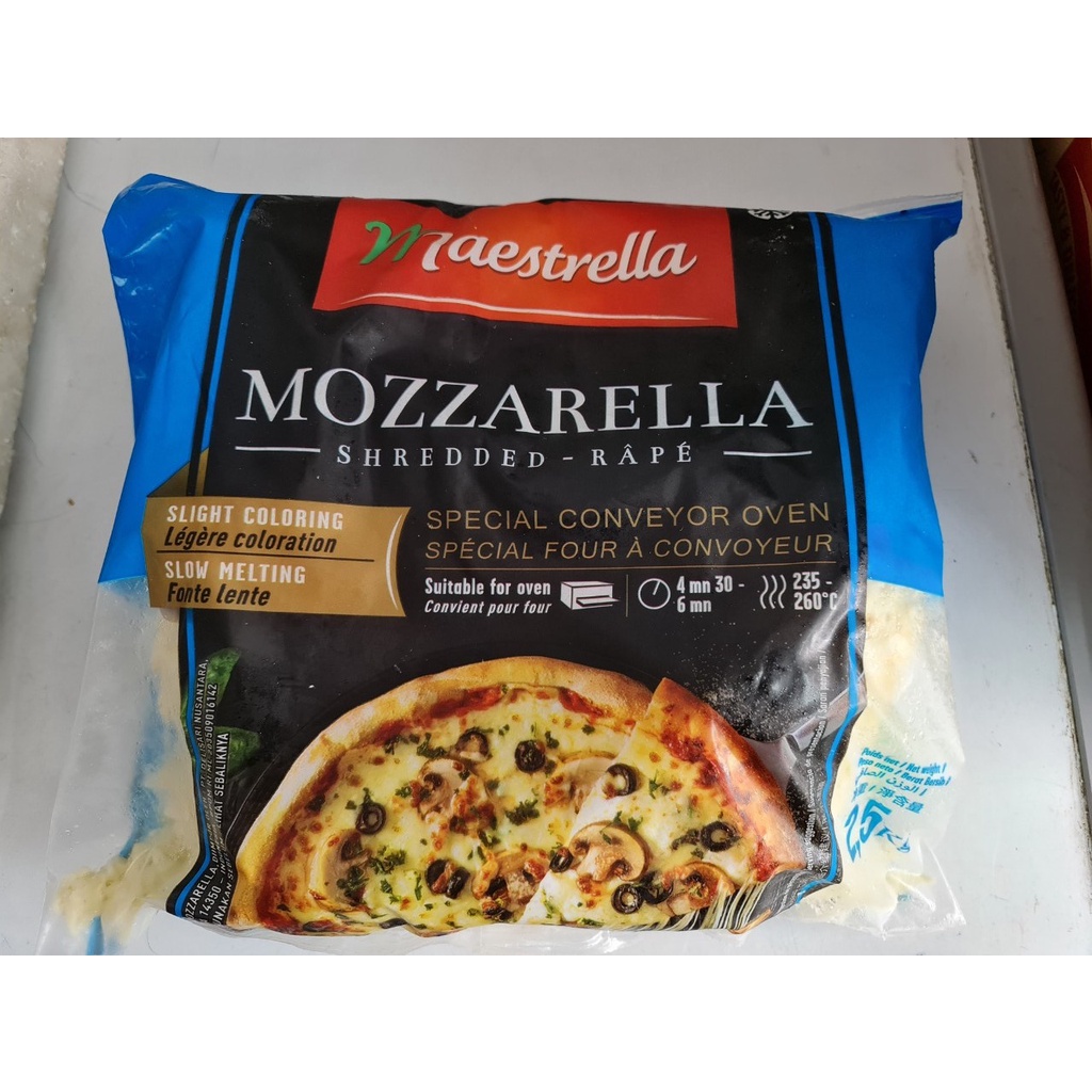 Túi 2.5 kg phô mai sợi france maestrella mozzarella cheese nw0 - ảnh sản phẩm 1