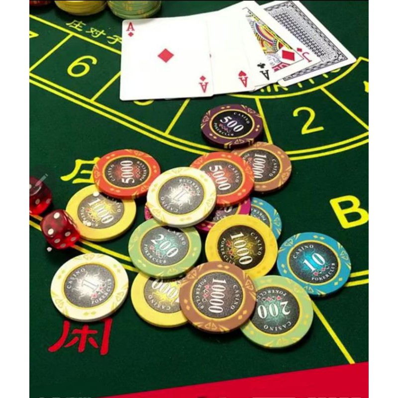 [POK Shop] Chip Poker cao cấp Casino Club (Chip lẻ - Phỉnh Poker)