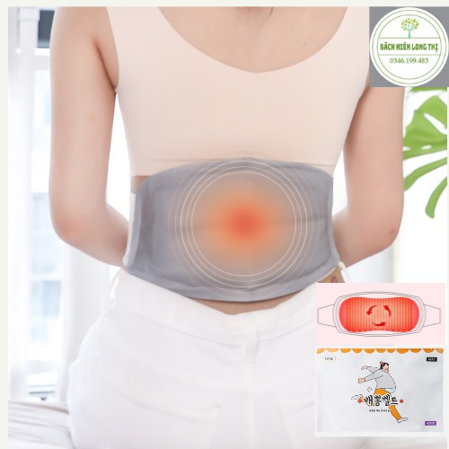 Đai nhiệt quấn lưng giảm đau nhức xương khớp, thoái hóa đốt sống, giảm đau bụng kinh Ngải cứu