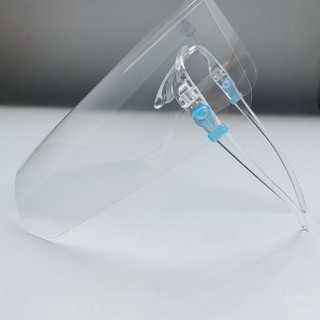 Mặt nạ chắn giọt bắn mica chống dịch, kính bảo hộ trong suốt che mặt
