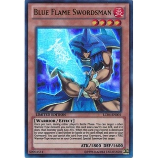 Thẻ bài Yugioh - TCG - Blue Flame Swordsman / LC04-EN001