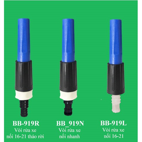 Đầu vòi tưới đa năng tưới cây, rửa xe vừa cho ống mềm 16-19mm , bền rẻ, đẹp