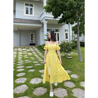 Ichie.studios | daisy dress - đầm dài họa tiết hoa nhí