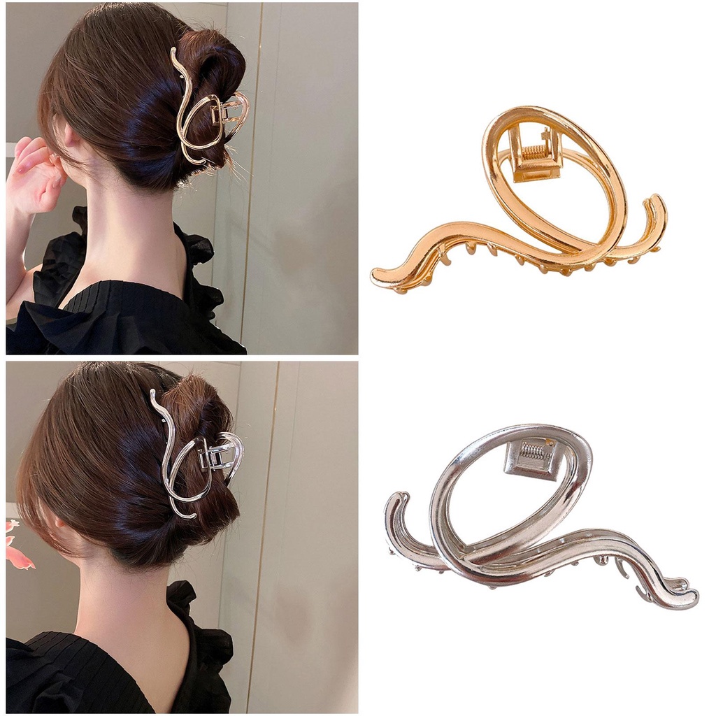 Kẹp Tóc Hình Cá Mập Lớn Bất Đối Xứng Thời Trang Mùa Hè Cho Nữ T7T9