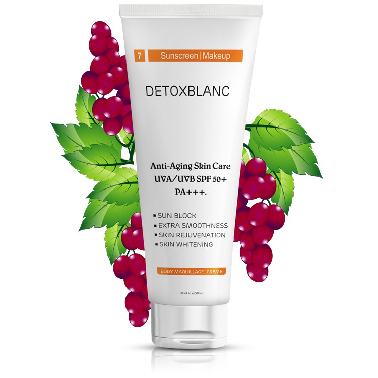 KEM DƯỠNG THỂ TRẮNG DA CHỐNG NẮNG BAN NGÀY DETOX BLANC detox.blanc