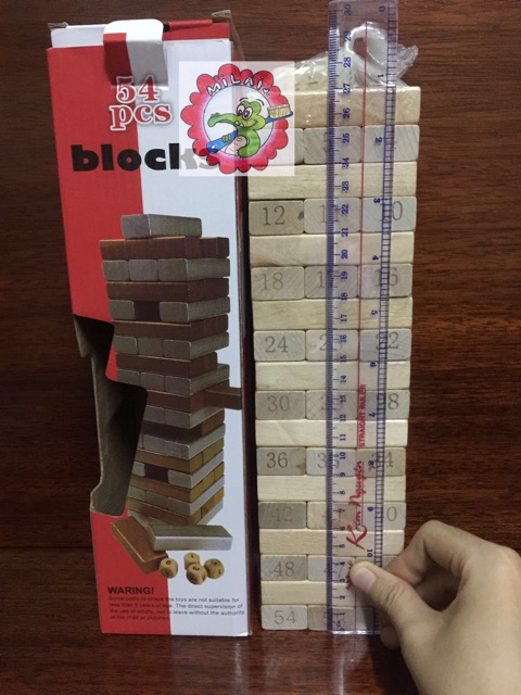 Đồ chơi rút gỗ Jenga loại lớn