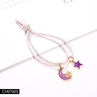CH076 Cộc tóc CHARM Hàn Quốc - BST Goodnight - Moon Galaxy