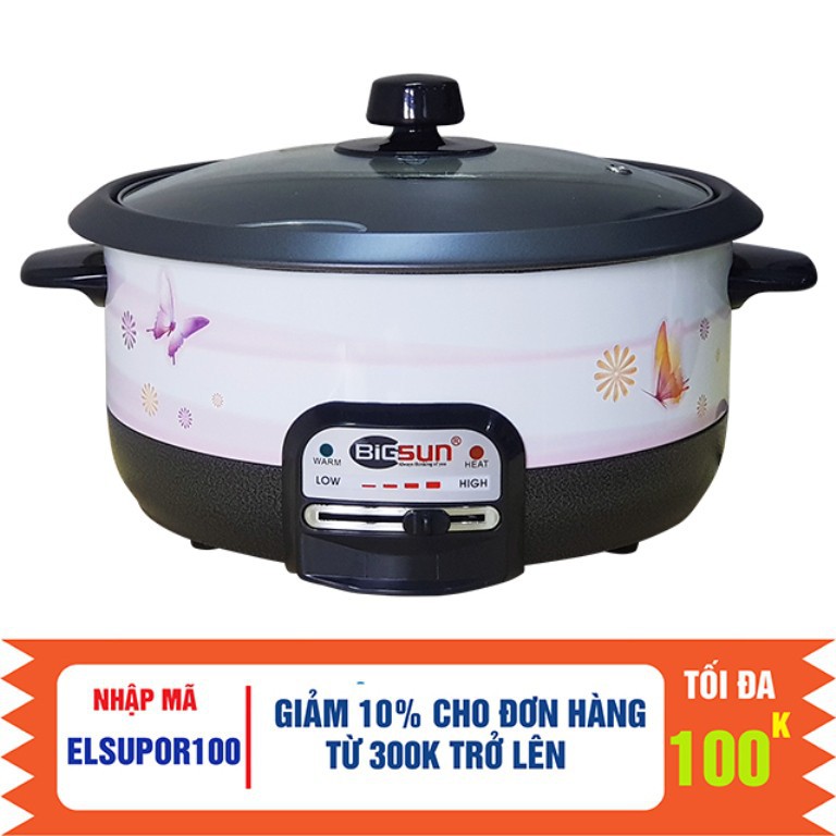 Bảo hành 12 tháng- Lẩu điện Bigsun BM130.