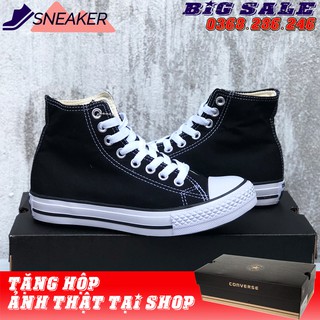 [⚡⚡ GIÀY THỂ THAO⚡⚡ ] Giày Convese Đen Trắng Cao Cổ  Size Nam Nữ