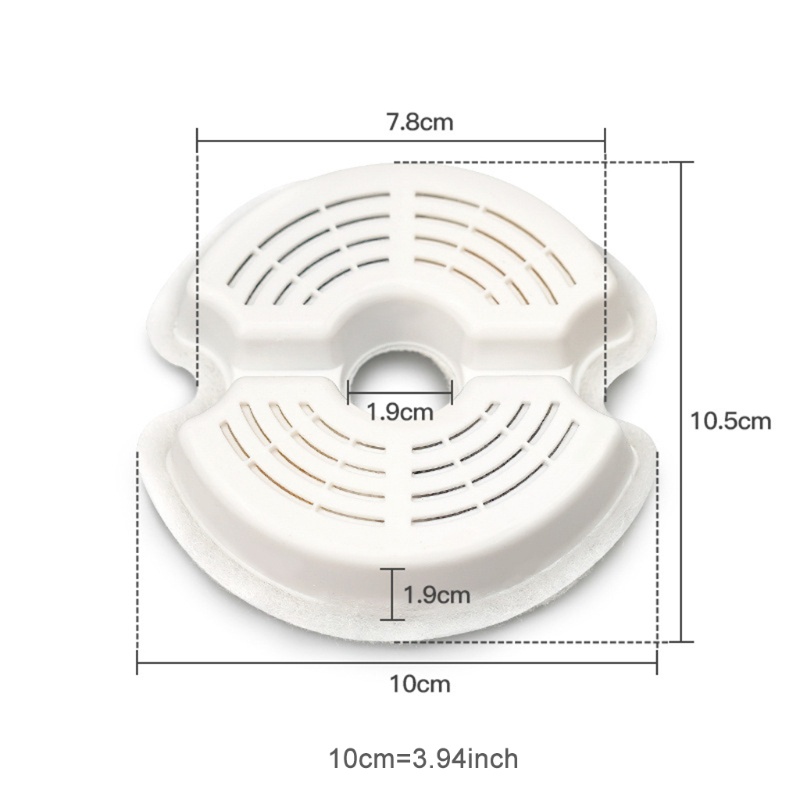 Set 4 bộ lọc than hoạt tính thay thế cho đài phun nước mèo chất lượng cao