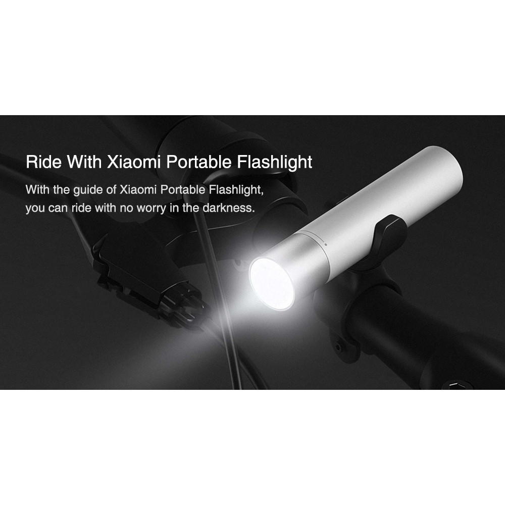Đèn pin cầm tay Xiaomi Flashlight tích hợp sạc dự phòng 3250 mAh - Chính hãng
