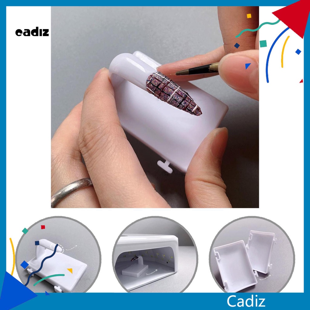 [Hàng mới về] Giá đỡ trưng bày lọ sơn móng tay có thể tái sử dụng tiện lợi