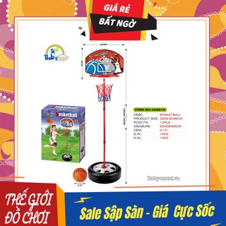 [RẺ VÔ ĐỊCH] ĐỒ CHƠI THỂ THAO - BỘ NÉM BÓNG RỔ CAO 120CM CHO BÉ