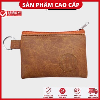 [Hàng Loại 1] Ví móc khóa cầm tay đa năng 4U nhiều màu FMK06
