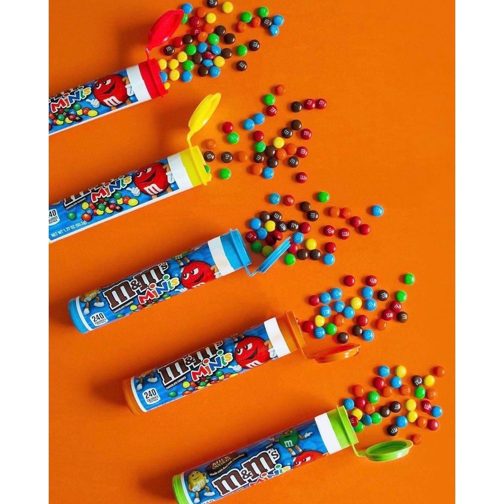 Sô cô la sữa ⚡ CỰC NGON ⚡ Kẹo Socola  M&M hũ mini 50,4g xuất xứ Mỹ, nhân chocolate bùi béo ngậy