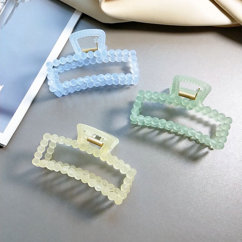 Kẹp tóc trong suốt phong cách Hàn Quốc thời trang cho nữ