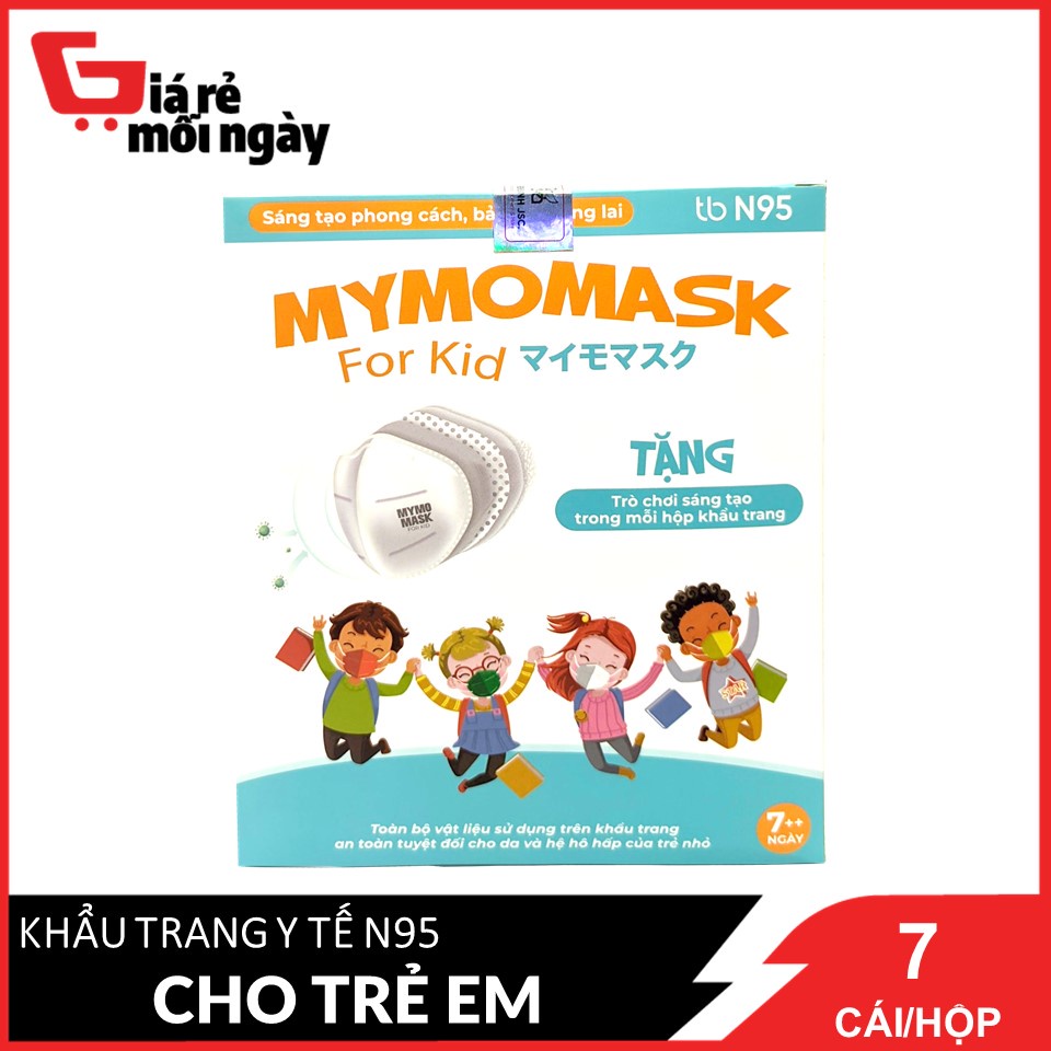 Khẩu Trang Y Tế N95 MYMO MASK Cho Trẻ Em Hộp 7 cái