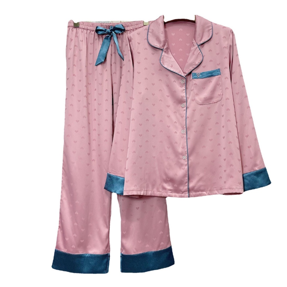 Pajamas Lụa Gấm Dài Tay Quần Dài Hisexy P59