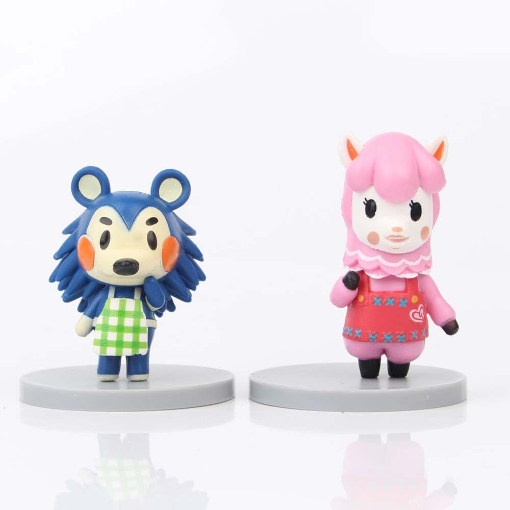 Bộ 8 Mô Hình Đồ Chơi Nhân Vật Tom Nook Isabelle K.K REBUY1