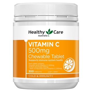 [ Mã Giảm giá 50k : VIKING001 ] Healthy Care VITAMIN C 500mg Chewable Tablet