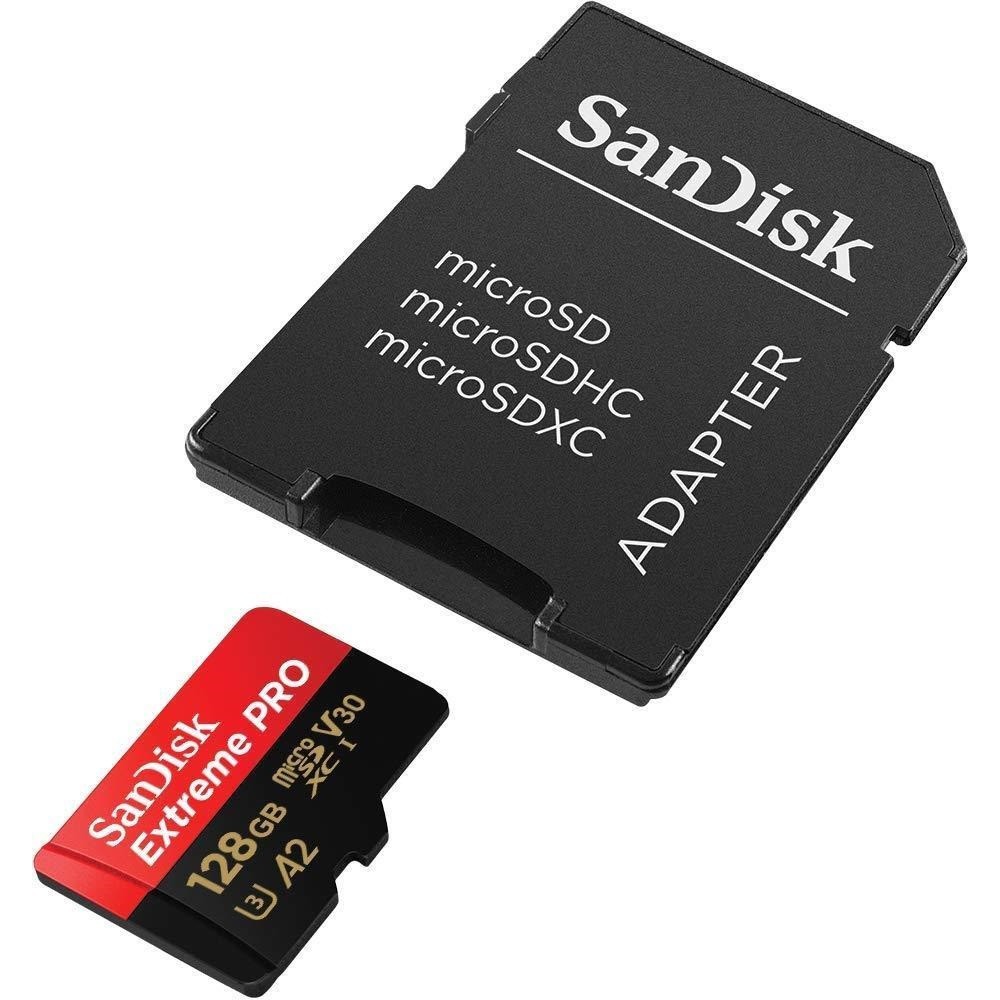 Thẻ Nhớ MicroSDXC SanDisk Extreme Pro 64GB / 128GB A2 V30 U3 4K R170MB/s W90MB/s (Đen)