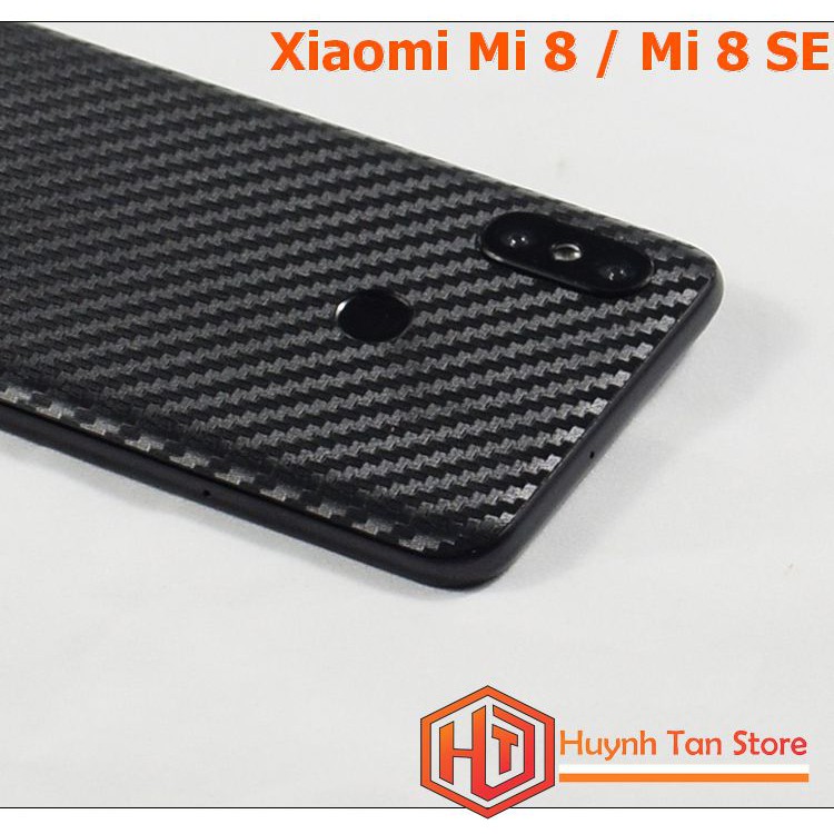 Dán mặt lưng Xiaomi Redmi K20,K30 pro,Note 5 Pro,5A prime,4,3,mi max 2,mi mix 3,4a,s2,mi 4,6 vân carbon nhám (CẮT SẴN)