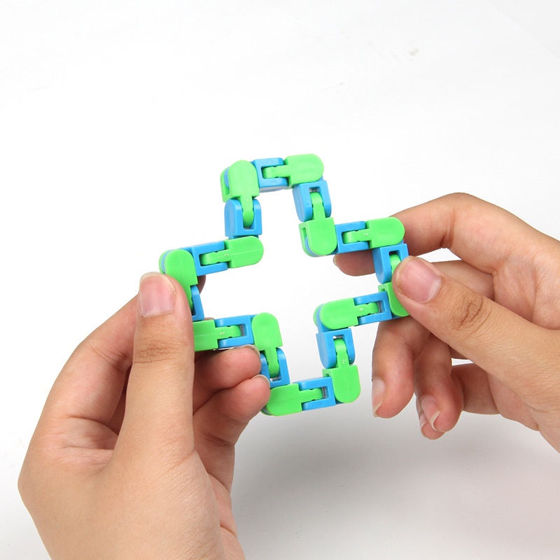 Rubik rắn 24 đoạn biến hình cực kỳ hấp dẫn Puzzle ghép hình đồ chơi trẻ em E1041